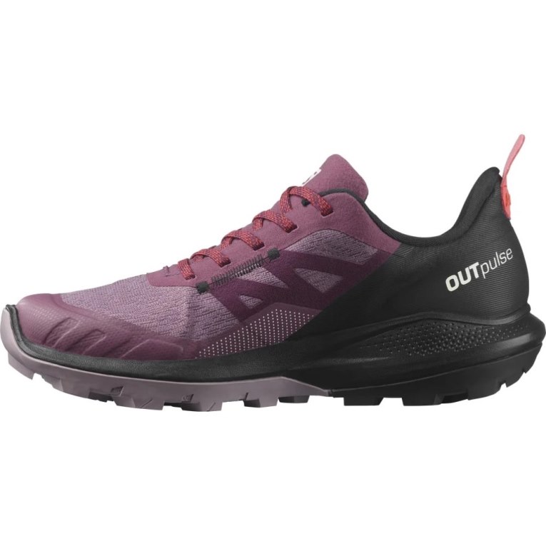 Tenis Senderismo Salomon Outpulse GTX Mujer Fucsia Negros | MX ANFH235